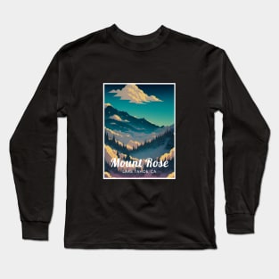 Mount Rose Lake Tahoe California Ski Long Sleeve T-Shirt